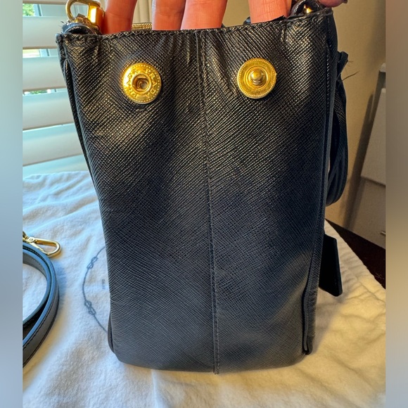 Prada Small Galleria Double Zip Saffiano Leather Bag - Picture 5 of 15